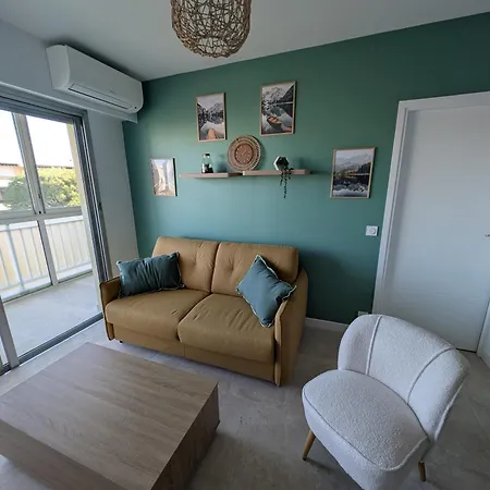 T2 Cosy Proche De - A 2 Min A Pied De La Apartmán Cagnes-sur-Mer